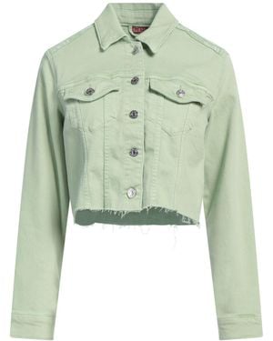 Guess Light Denim Outerwear Cotton, Elastomultiester, Elastane - Green