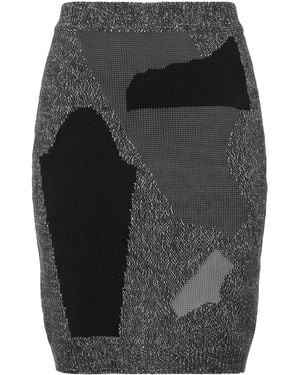 Moschino Mini Skirt Cotton, Virgin Wool, Alpaca Wool, Elastane - Gray