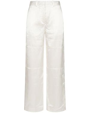 Jil Sander Pants Viscose - White