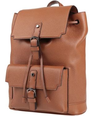Pineider Backpack Leather - Brown