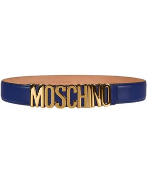 Moschino Belt Leather - Blue