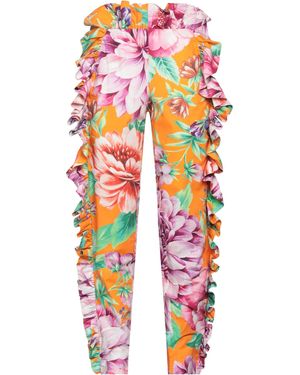 Gina Gorgeous Pants Cotton, Elastane - White