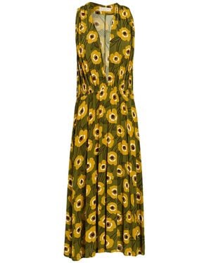 Siyu Midi Dress Viscose, Elastane - Metallic