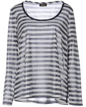Les Copains Midnight T-Shirt Cotton, Polyester, Viscose - Gray