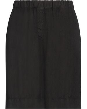 Gran Sasso Shorts & Bermuda Shorts Linen - Black