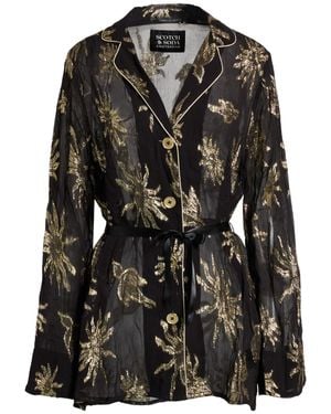 Maison Scotch Shirt Viscose, Polyester - Black