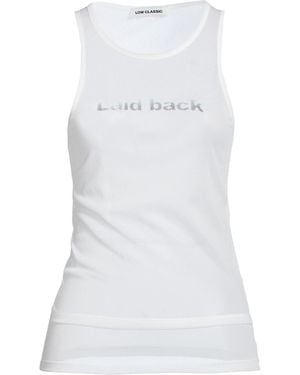 Low Classic Tank Top Polyester - White