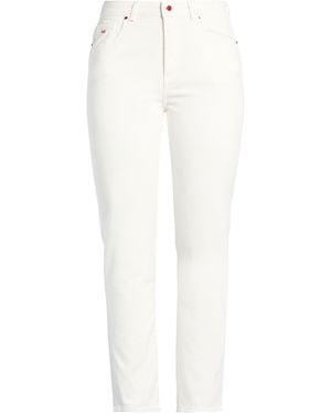 Kiton Jeans Cotton, Elastane - White
