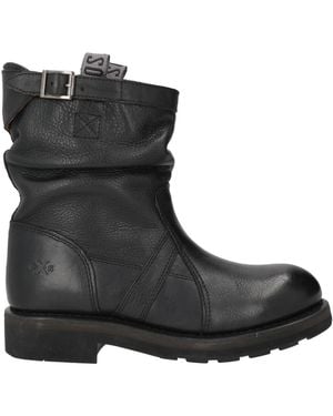 O.x.s. Botines De Caña Alta - Negro