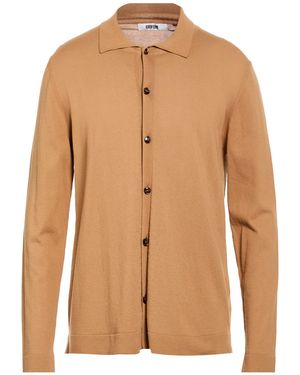Grifoni Camel Cardigan Cotton - Brown