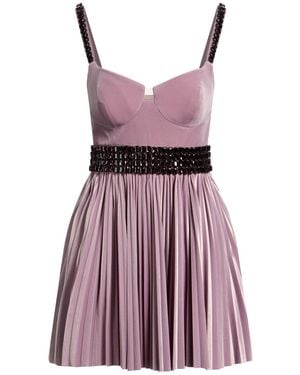 Elisabetta Franchi Mini Dress - Purple
