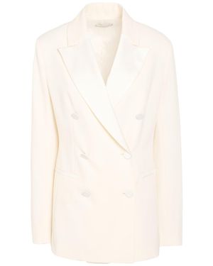 Antonelli Blazer Polyester, Virgin Wool, Elastane - White