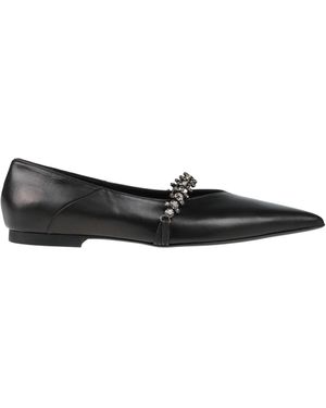 PAO PIANO ZERO Ballet Flats Leather - Black