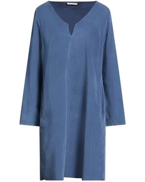 TREBARRABI® Mini Dress Cotton, Elastane - Blue