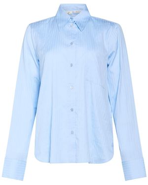 BITE STUDIOS Sky Shirt Cotton, Silk - Blue