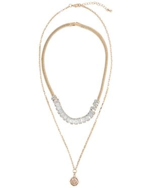Twinset Necklace - White