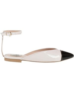 THE M.. Ballet Flats Synthetic Fibres - Natural