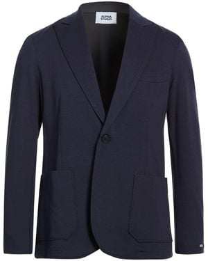 Alpha Studio Midnight Blazer Viscose, Polyamide, Elastane - Blue