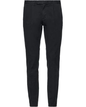 Santaniello Charcoal Pants Cotton, Elastane - Blue