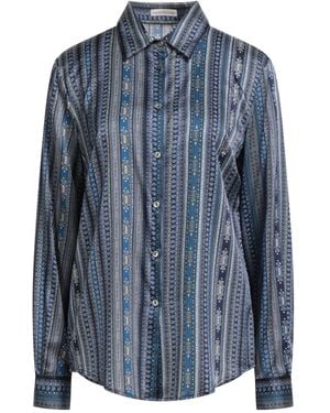 Camicettasnob Shirt Viscose, Silk, Elastane - Blue