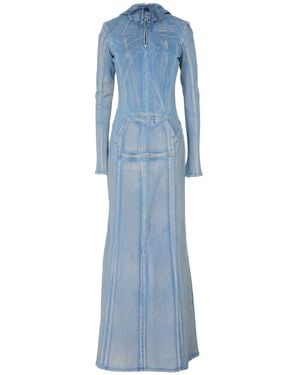 DIESEL Vestido largo - Azul