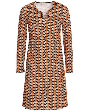 Siyu Mini Dress Viscose, Elastane - Brown