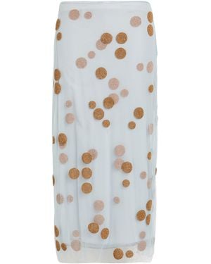 Fendi Jupe midi - Bleu