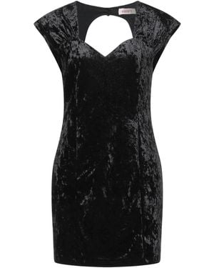 Kontatto Mini Dress Polyester, Elastane - Black