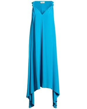 MEIMEIJ Midi Dress Acetate, Silk - Blue