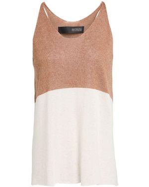 Messagerie Top Viscose, Linen, Cotton - Brown