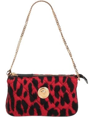 Versace Handbag Textile Fibres - Red
