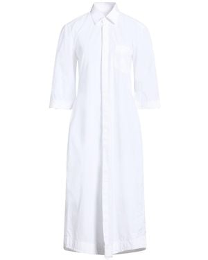 ALAINPAUL Midi Dress Cotton - White