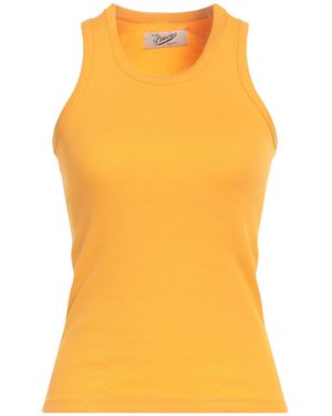Pence Solid Cotton Jersey Tank - Yellow