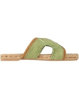 Castañer Espadrilles Textile Fibres - Green