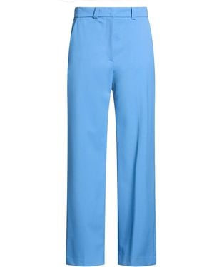 SEVENTY VENEZIA Azure Pants Polyester, Virgin Wool, Elastane - Blue