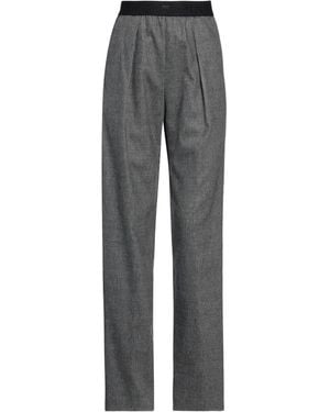 Pinko Trousers Polyester, Acrylic, Wool, Viscose, Elastane - Grey