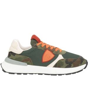 Philippe Model Sneakers Leather, Textile Fibers - Green