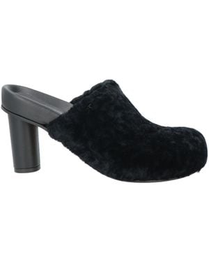 Paloma Barceló Ariel Mules & Clogs Shearling - Black