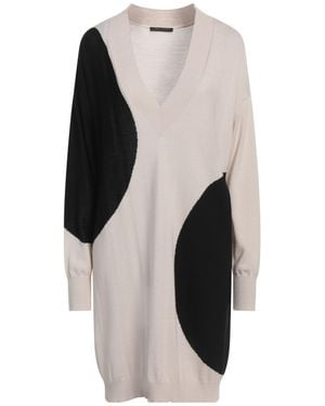 Marina Rinaldi Mini Dress Virgin Wool, Acrylic - White