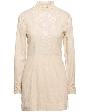 Antik Batik Minivestido - Neutro