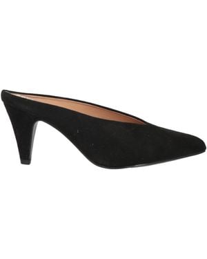 Sexy Woman Mules & Clogs - Black