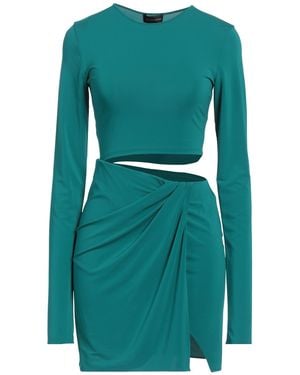 ANDAMANE Mini Dress Viscose, Elastane - Green