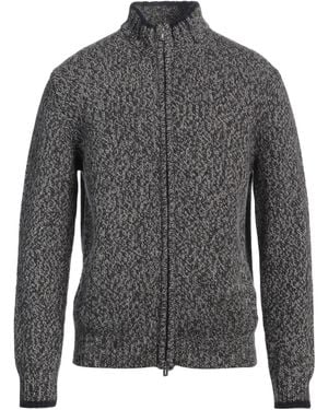 Fedeli Cardigan Alpaca Wool, Virgin Wool - Grey