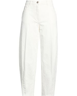 Peserico Jeans Cotton, Elastane - White