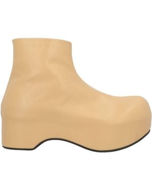 Marni Stiefelette - Natur