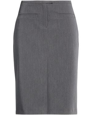 Patrizia Pepe Midi Skirt Polyester, Viscose, Elastane - Grey