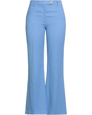 True Royal Light Pants Viscose, Linen - Blue