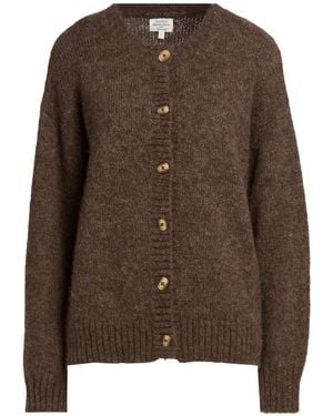 Hartford Dark Cardigan Alpaca Wool, Polyamide, Wool, Metal Fiber - Brown