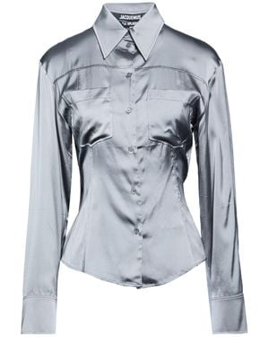 Jacquemus Le Splash Shirt Viscose, Elastane - Blue