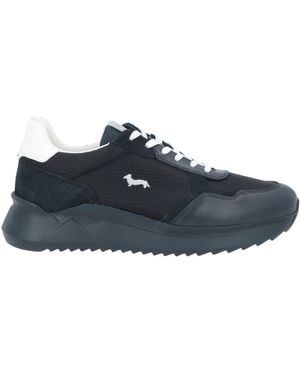 Harmont & Blaine Sneakers Calfskin, Textile Fibers - Blue